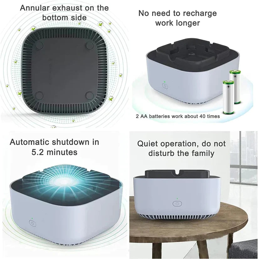 Ashtray 360 Degree Surround Air Purifier Suction